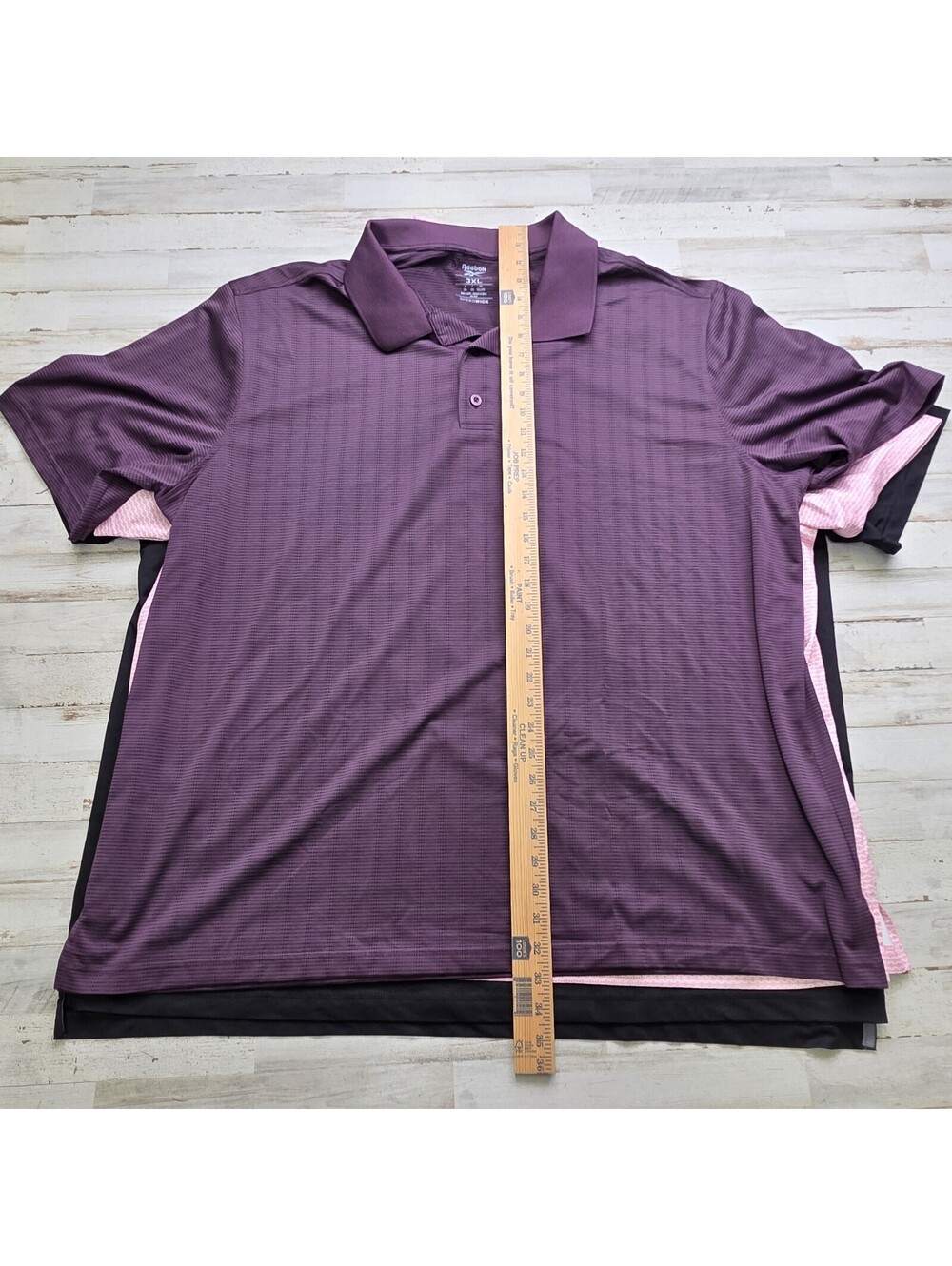 Lot of 3 Men's 3XL Wicking Golf Polo Casual Shirts Adidas Reebok Ben Hogan - Picture 5 of 6